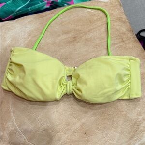 Victoria's Secret Neon Yellow Bikini Top